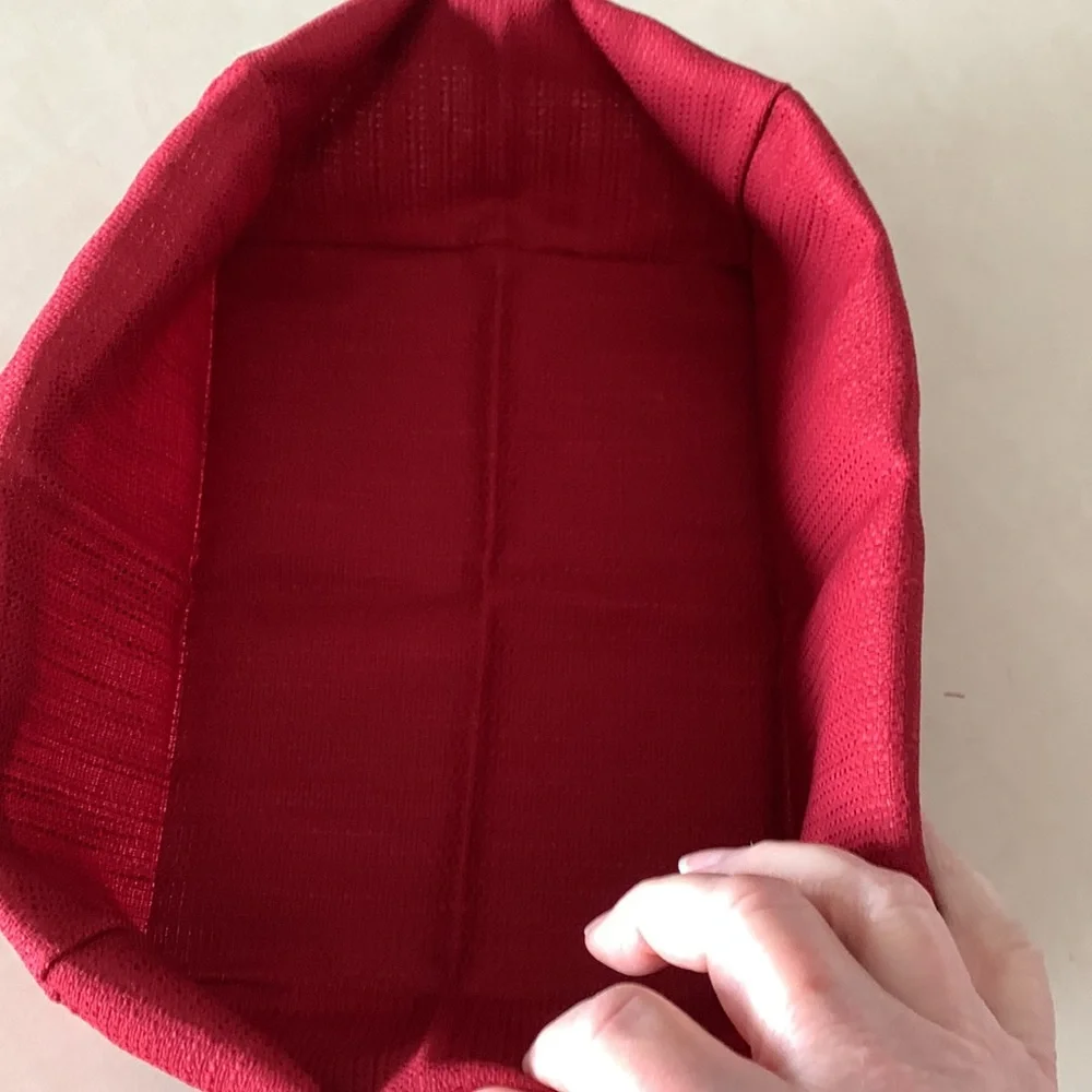 Longaberger Fabric Liner for the Vacation Keepsake Basket in Paprika. NEW